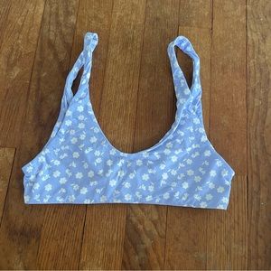 MAI Purple Floral Bonita Top